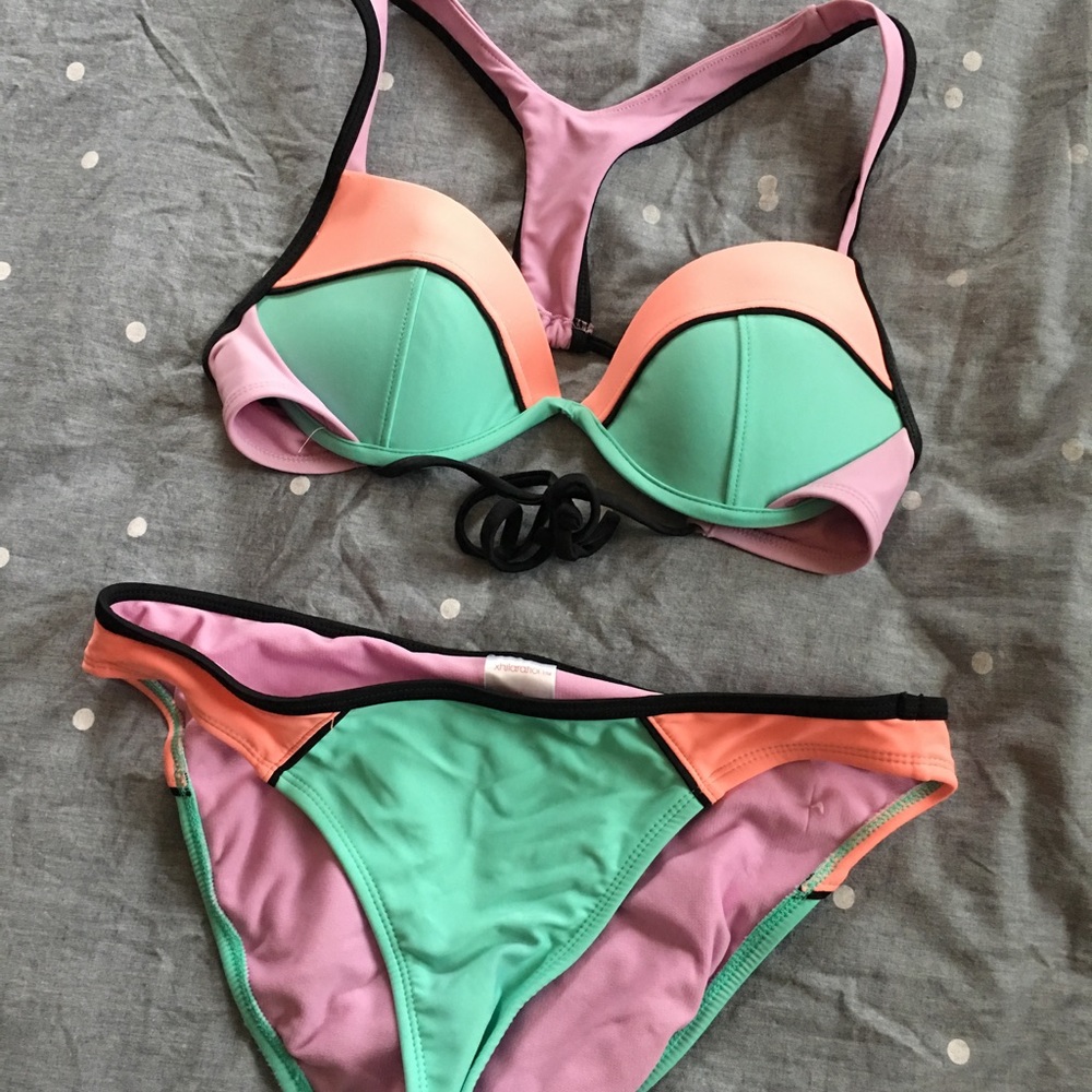 Neon Racerback Bikini